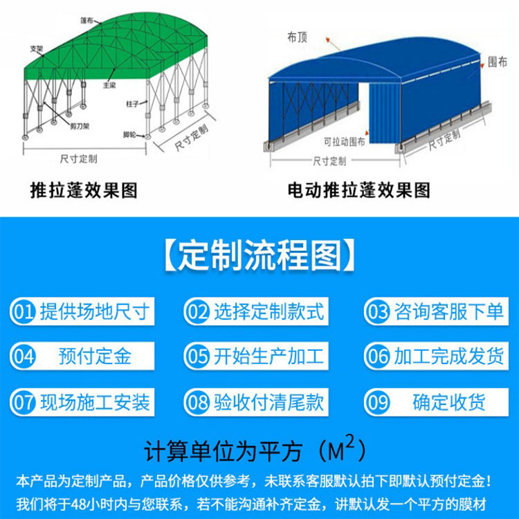 手动移动推拉篷