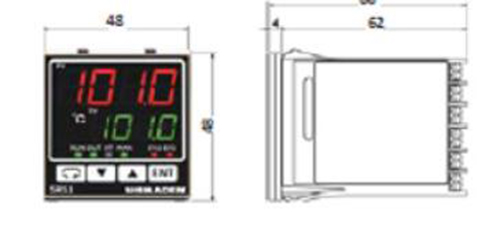 ZZ导电温控仪 型号:SRS11A-8IE-90-N1620库号：M388225