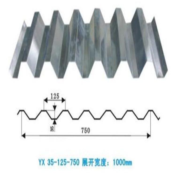 莆田YX35-125-750开口楼承板厂