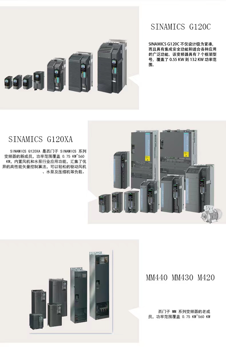 聊城风机水泵西门子G120XA变频器