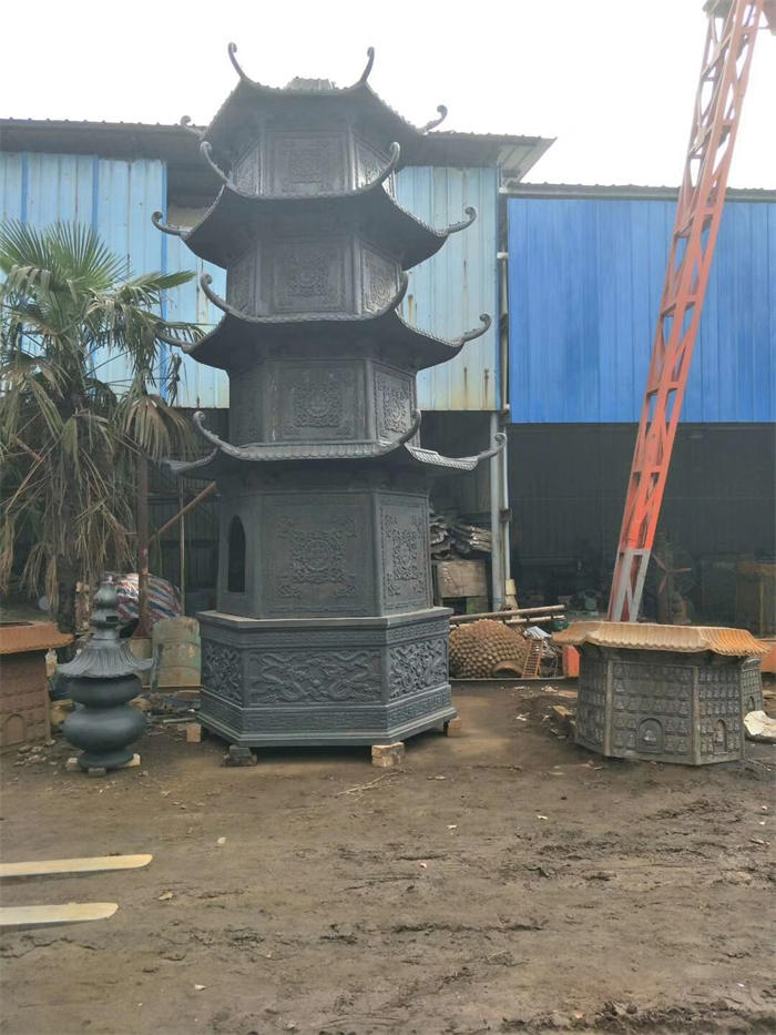 九江寺院帶底座鑄銅寶鼎-聚福緣口口相傳