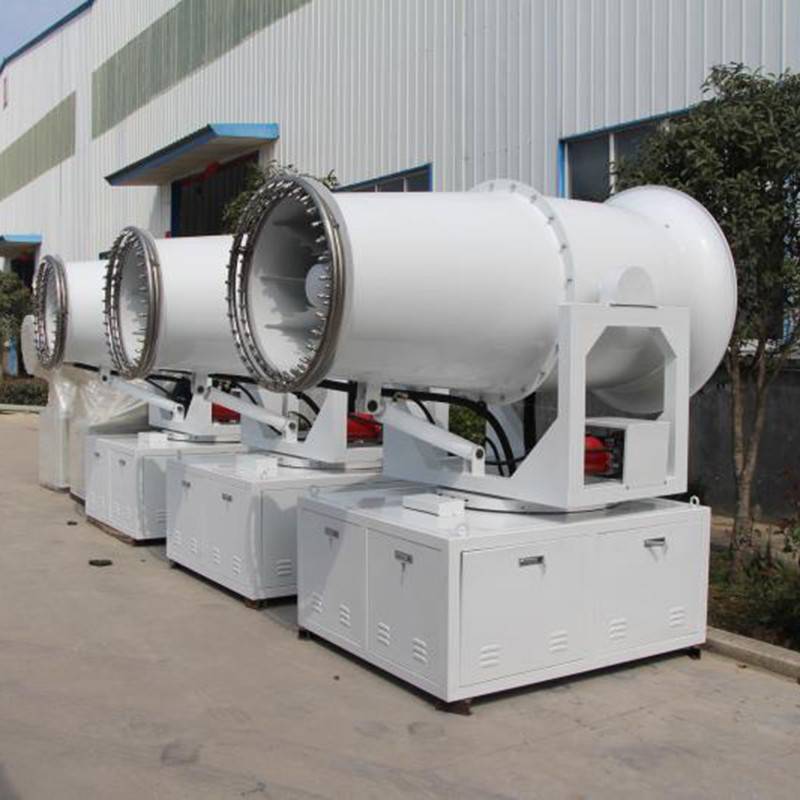 露天煤礦場80米霧炮機 朗坤機械礦山開采除塵霧炮機