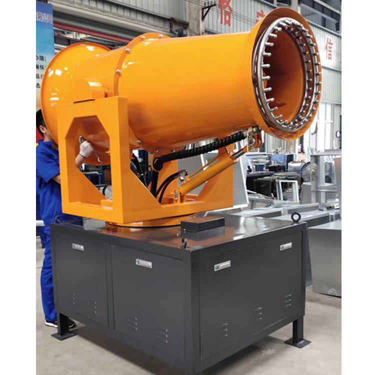 建筑施工固定式遠(yuǎn)程射霧器 朗坤機(jī)械火車站貨運(yùn)碼頭荷電射霧器
