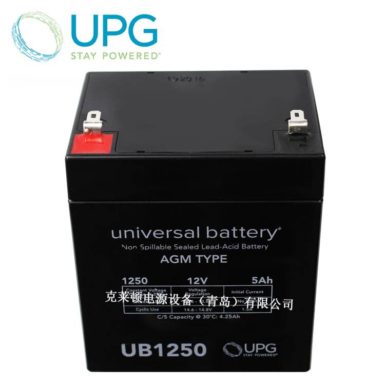 美國Universal蓄電池UB1250 12V5Ah UPG AGM TYPE 閥控式密封 **命