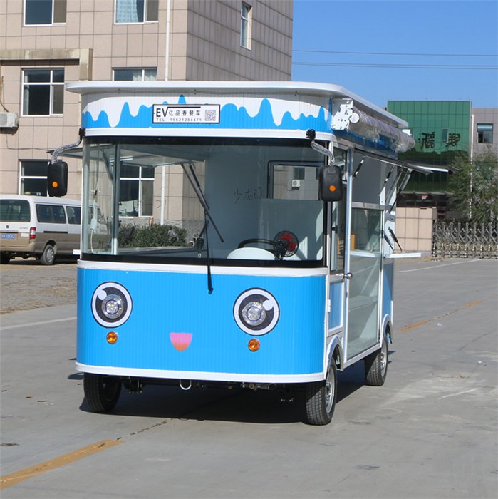 多公能三輪電動餐車-億品香餐車新款上市-安慶三輪電動餐車