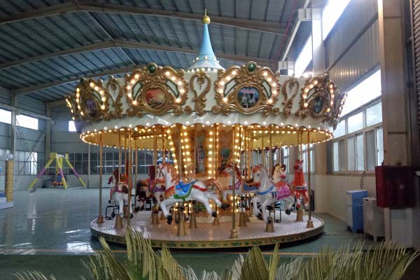 兒童轉馬游樂設備-河南航天游樂廠家-游樂園兒童轉馬游樂設備