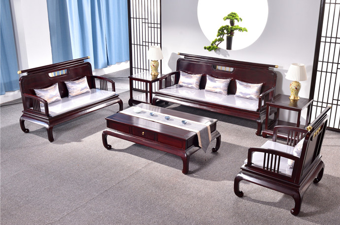 浙江客廳紅木家具-御典紅木工藝精湛-小客廳的紅木家具