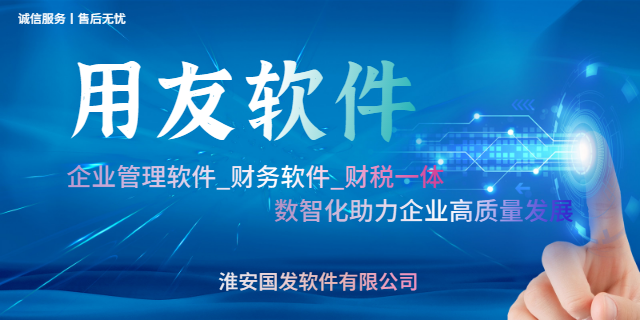 江苏哪家用友软件操作方便 淮安国发软件供应