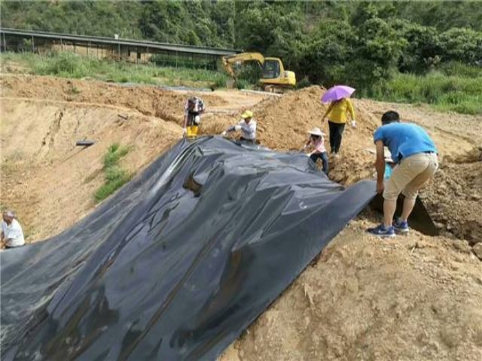 包頭魚池防滲膜單價 魚池防滲膜