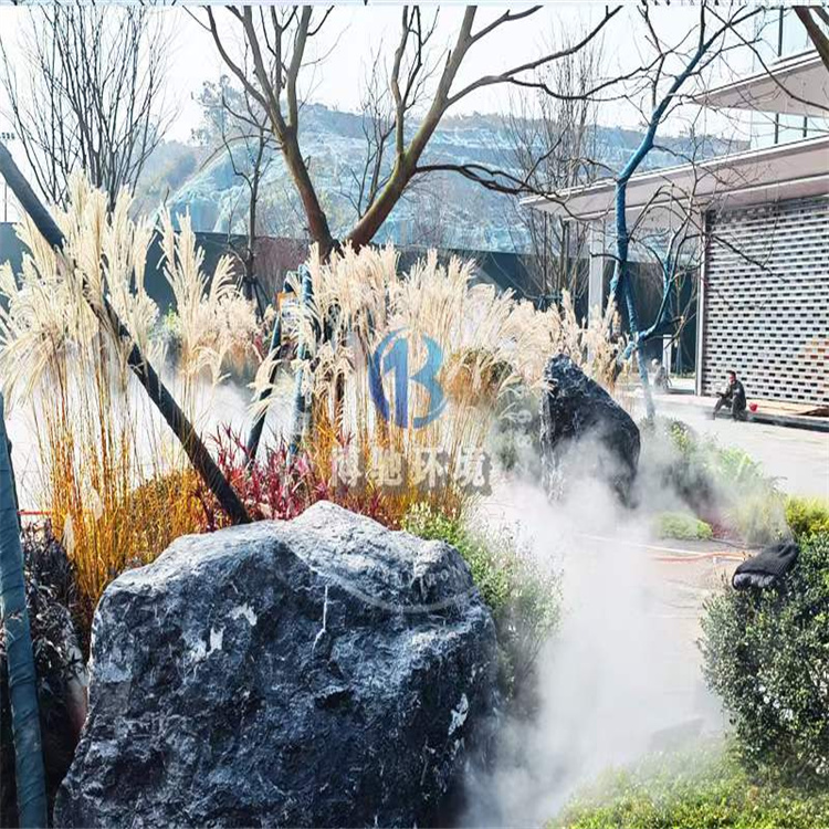 成都景觀噴霧除塵設計
