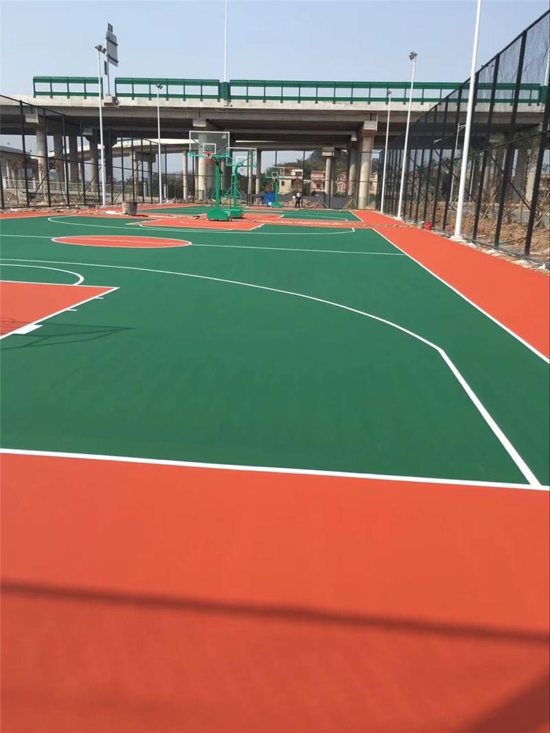 大坪鎮(zhèn)籃球場-銘宇體育運動場地-籃球場圖片