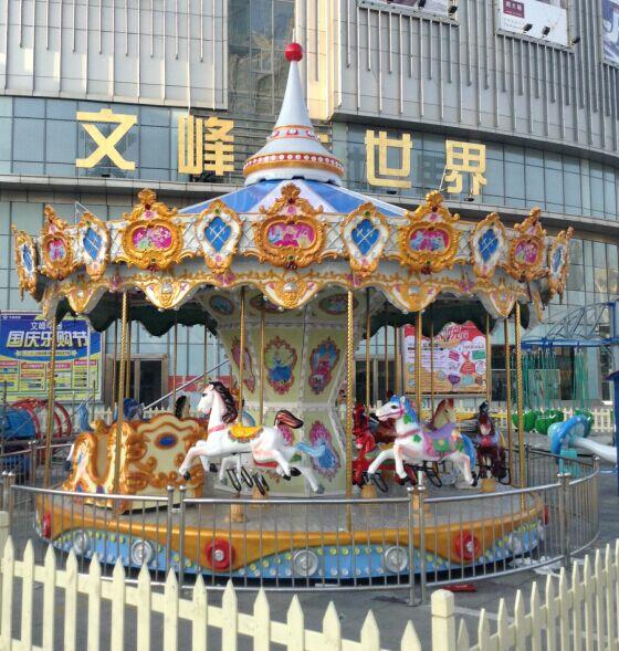 熱門公園轉馬游樂設備-公園轉馬游樂設備-鄭州航天游樂