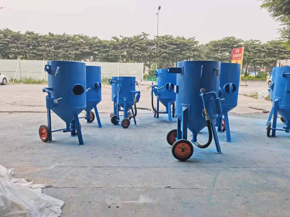 移動式手動噴砂機 汽車維護清理油漆水泥渣子 孝感噴砂機