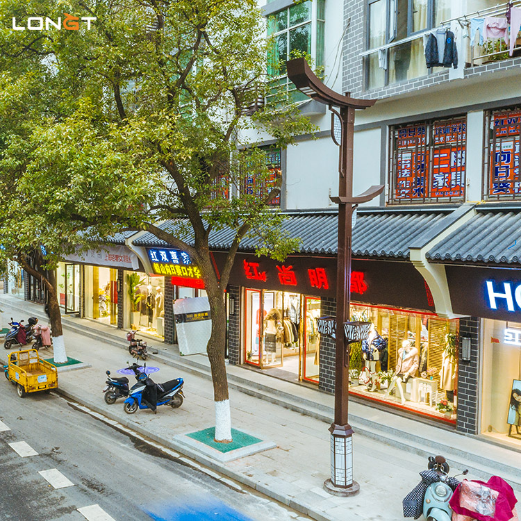 鄰水縣景區夜景亮化工程-商業泛光照明工程
