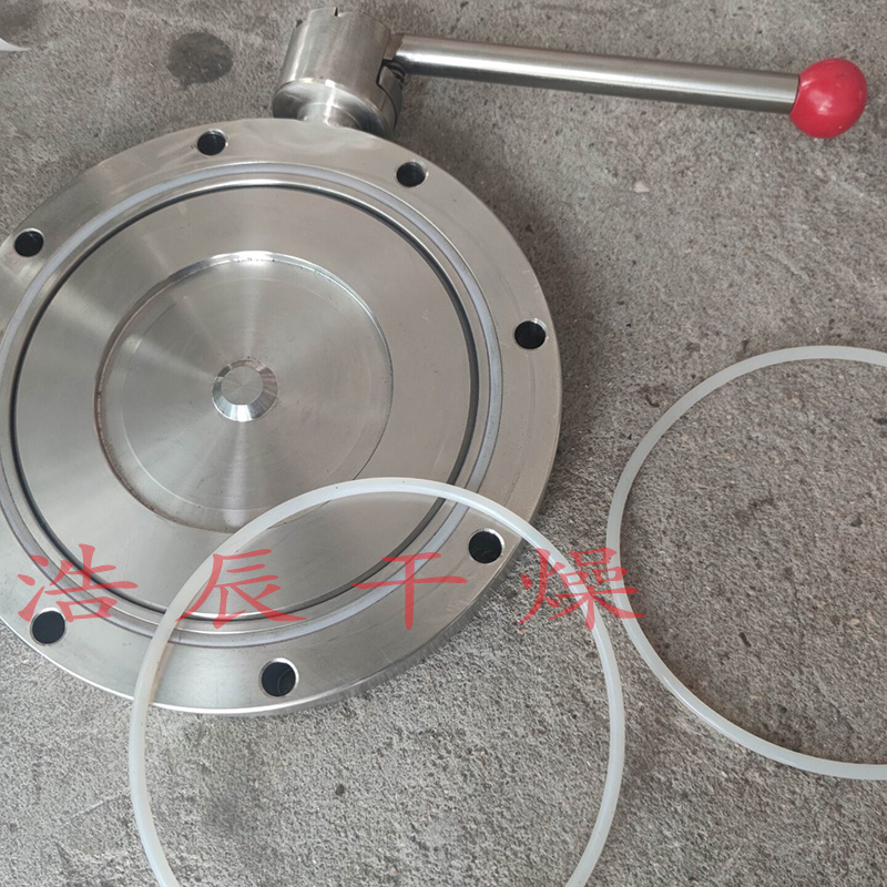 304不锈钢手动真空蝶阀 201气动 粉墨罐低放料干燥机 GI型高温阀