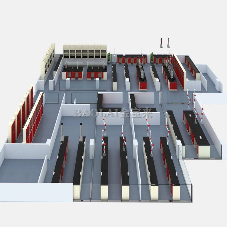 实验用试验台 仪器设备实验台 斗门实验室家具定制