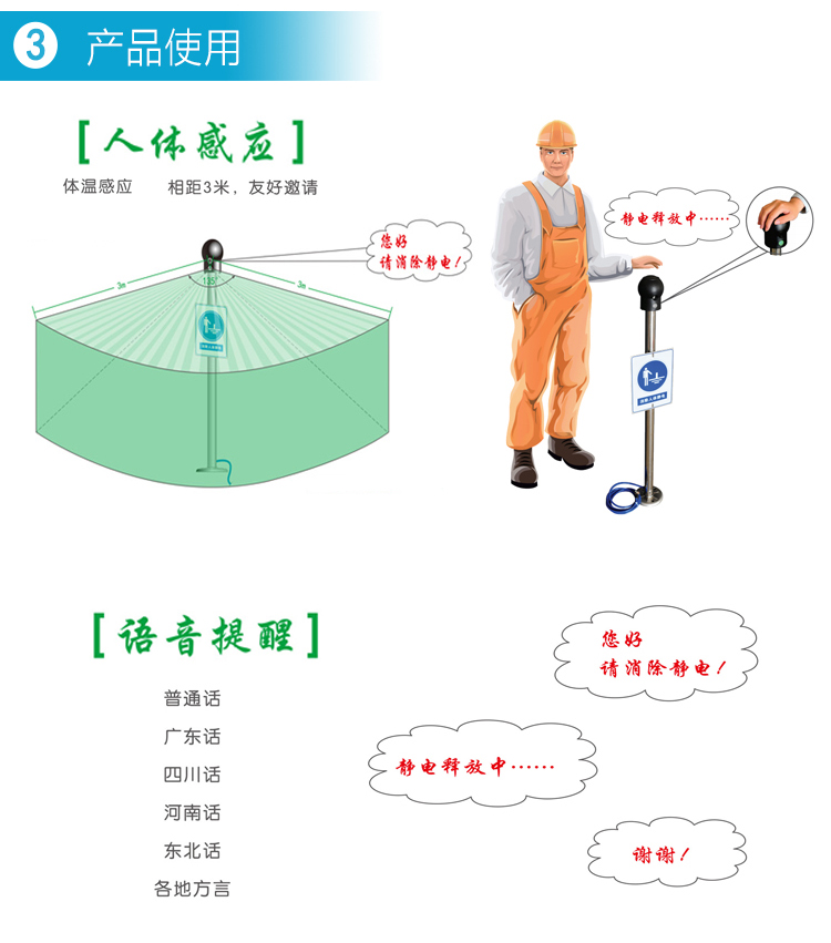 KD-PSA释放人体静电器