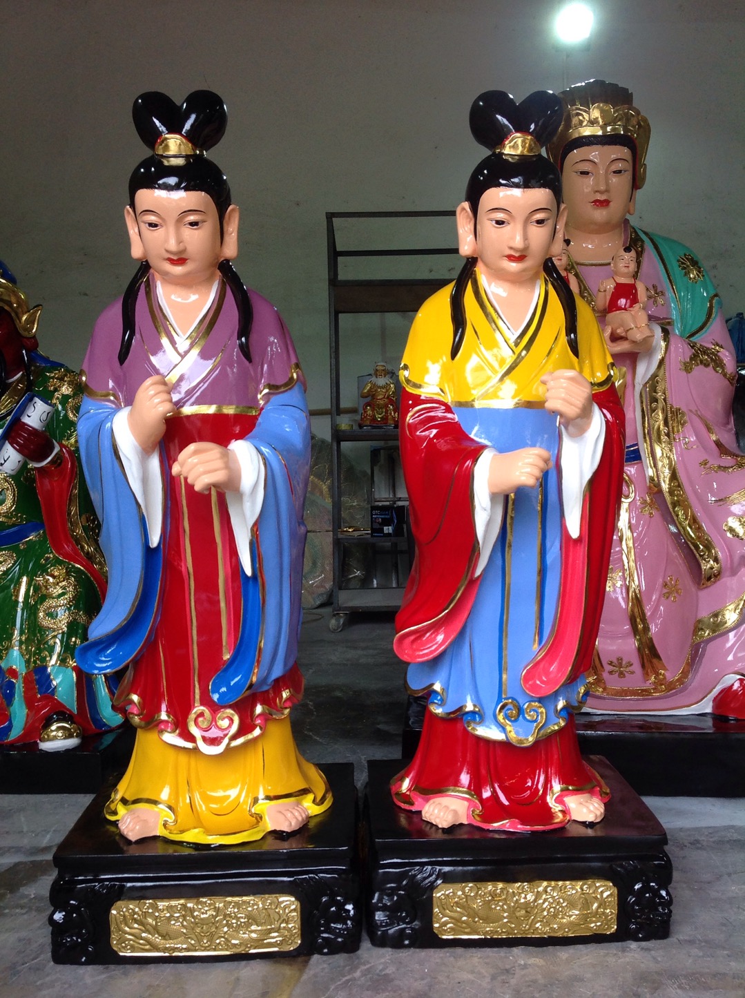 西安樹脂佛像后土娘娘雕塑廠家供應 規格齊全 海神娘娘
