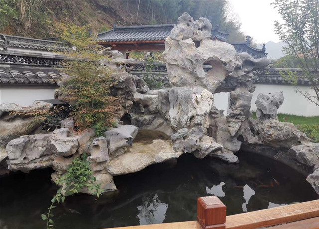 淮安太行山千層石-欣園景觀假山設計-太行千層石