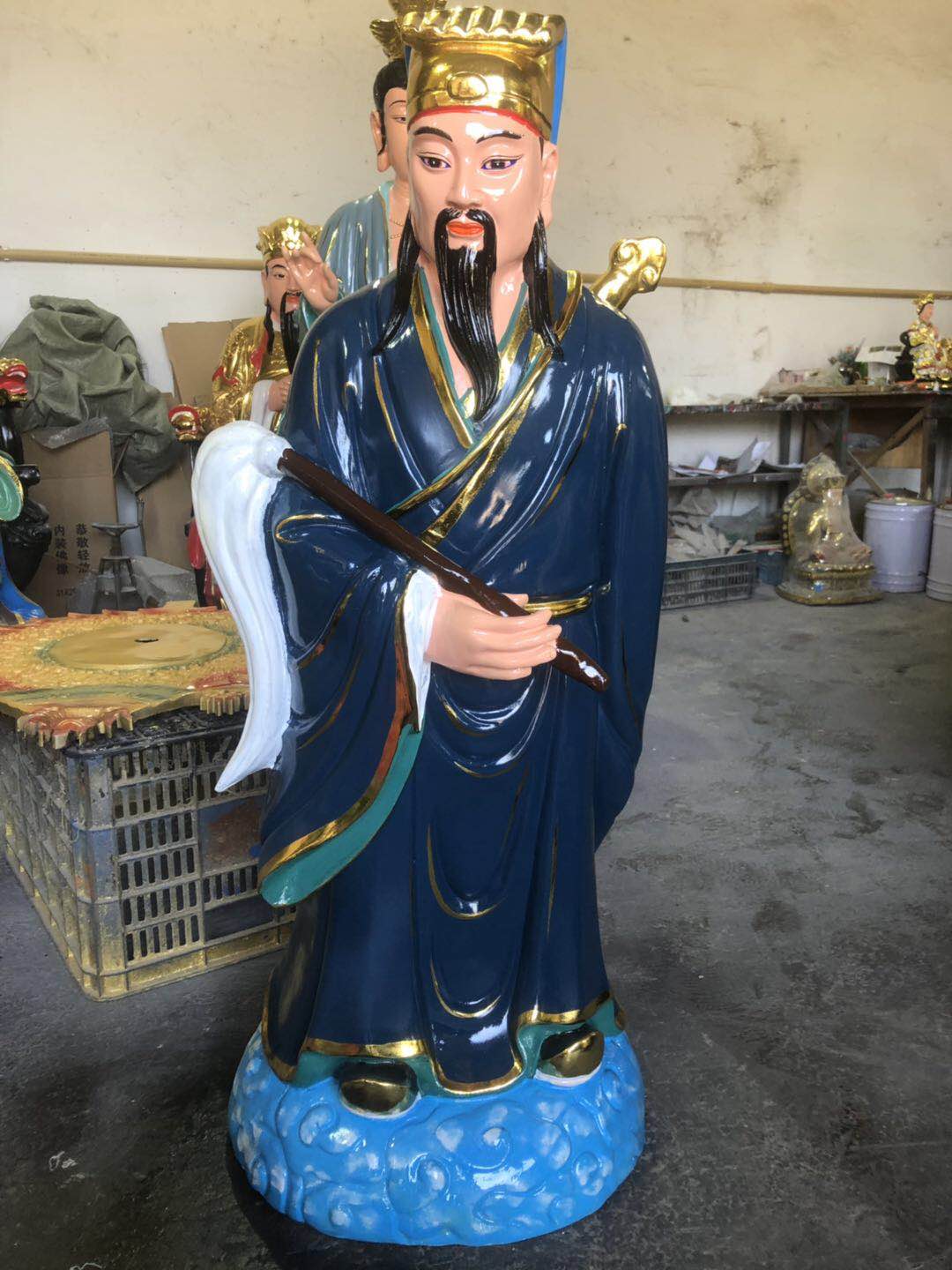 南陽1.8米韓湘子神像廠家 八仙神像 廠家供應