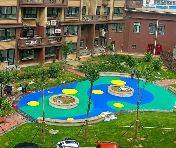 幼兒園EPDM塑膠地面-智多星-泗水幼兒園塑膠地面