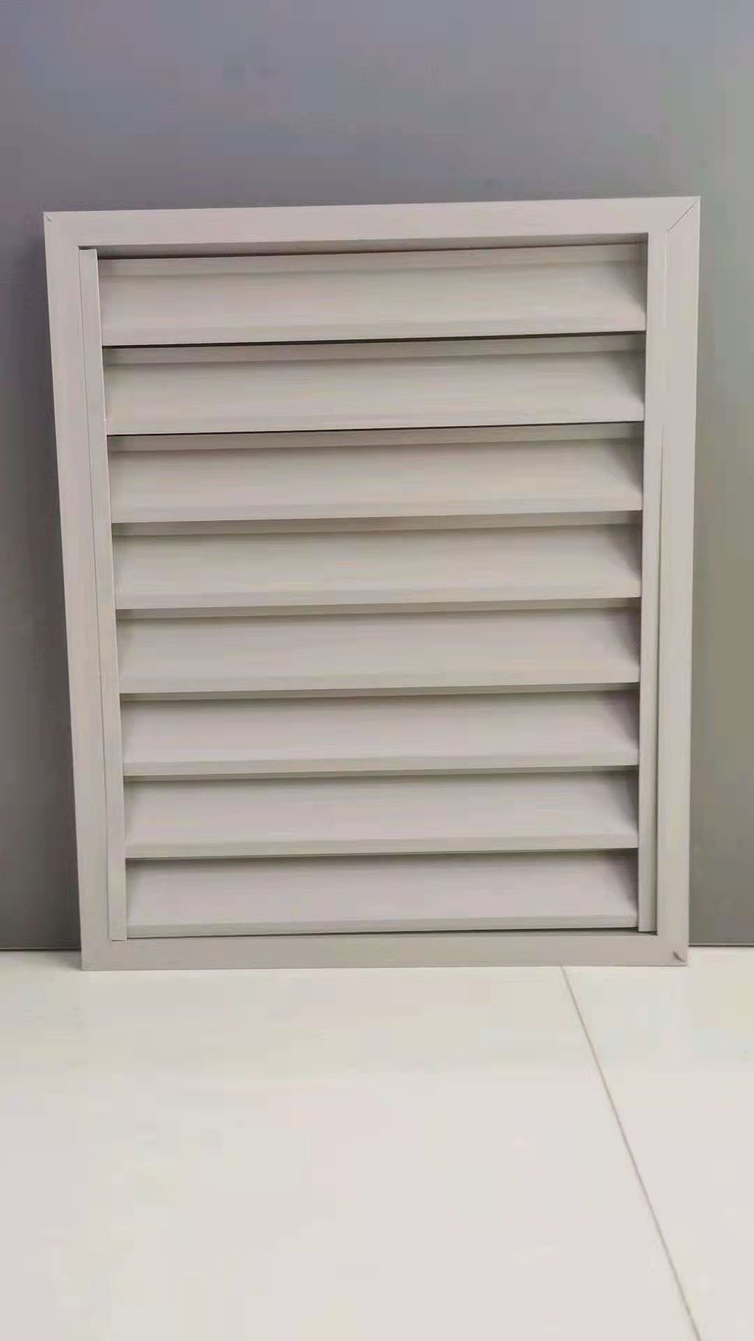 別墅鋅鋼護欄百葉窗產品特點 金屬百葉窗 可手動開啟