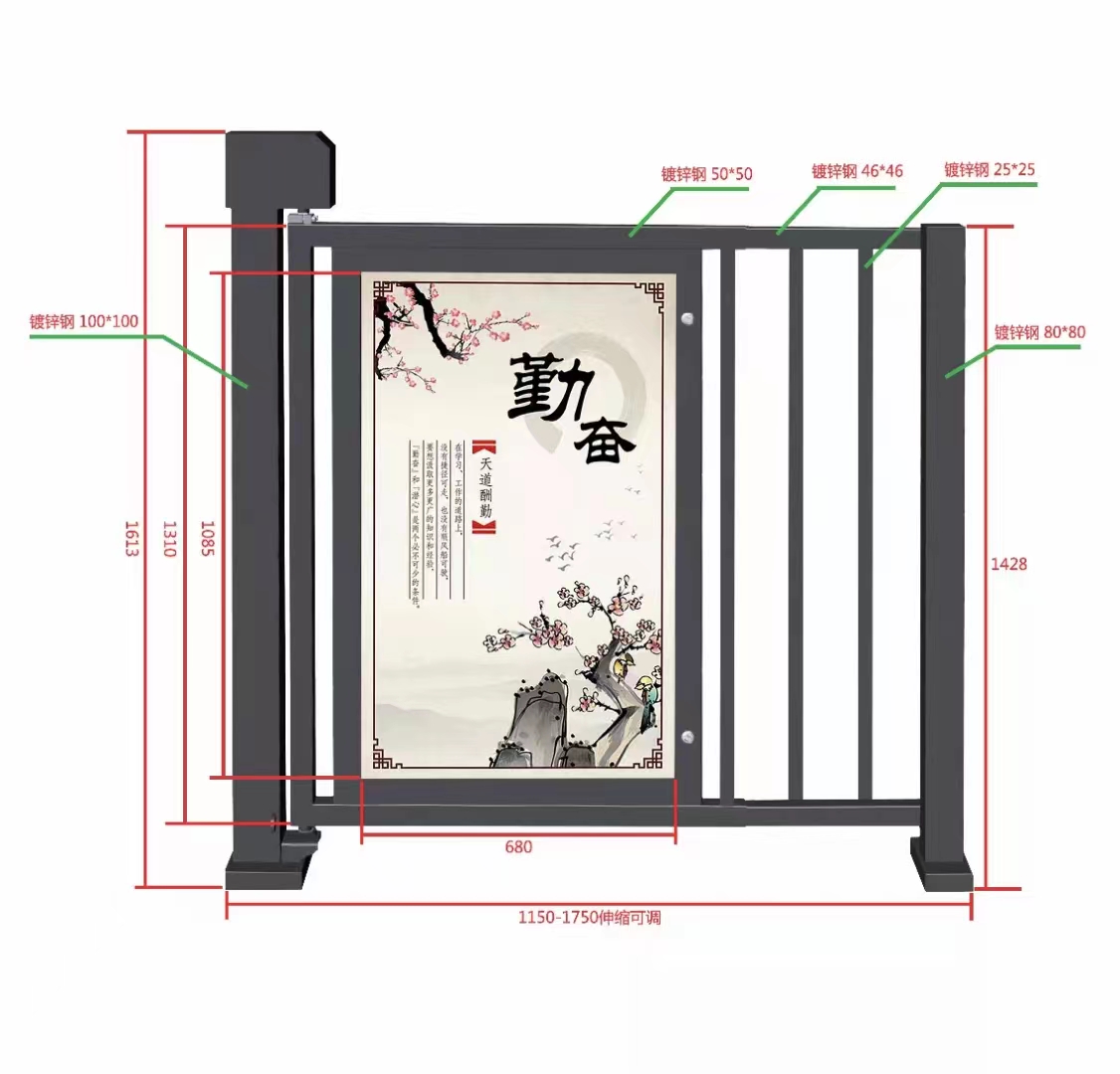 江西电动广告门小区门禁