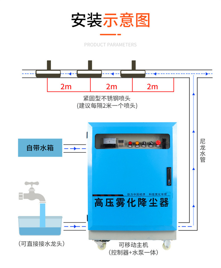 庭院景观造雾