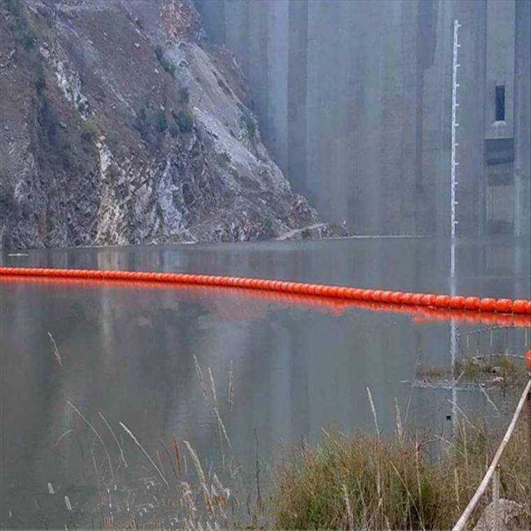 江河海湖 拦污浮体工厂 河道水电站垃圾拦污浮筒