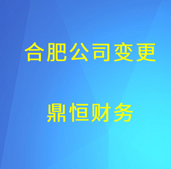 合肥市庐阳区公司税务变更