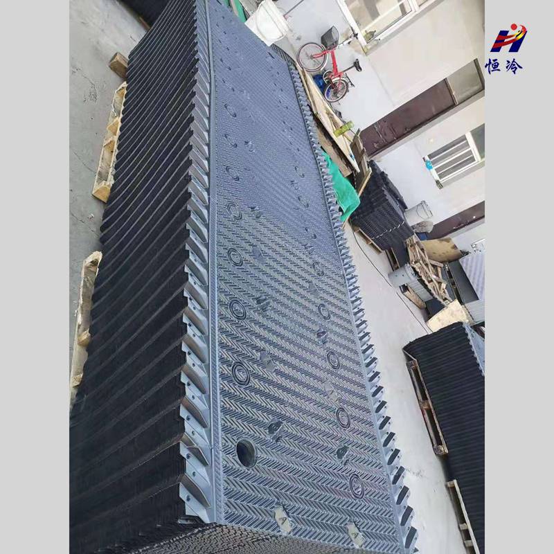自帶收水器馬利填料_傾斜5.5度馬利填料_PVC原生片材冷卻塔填料_河北恒冷塑料