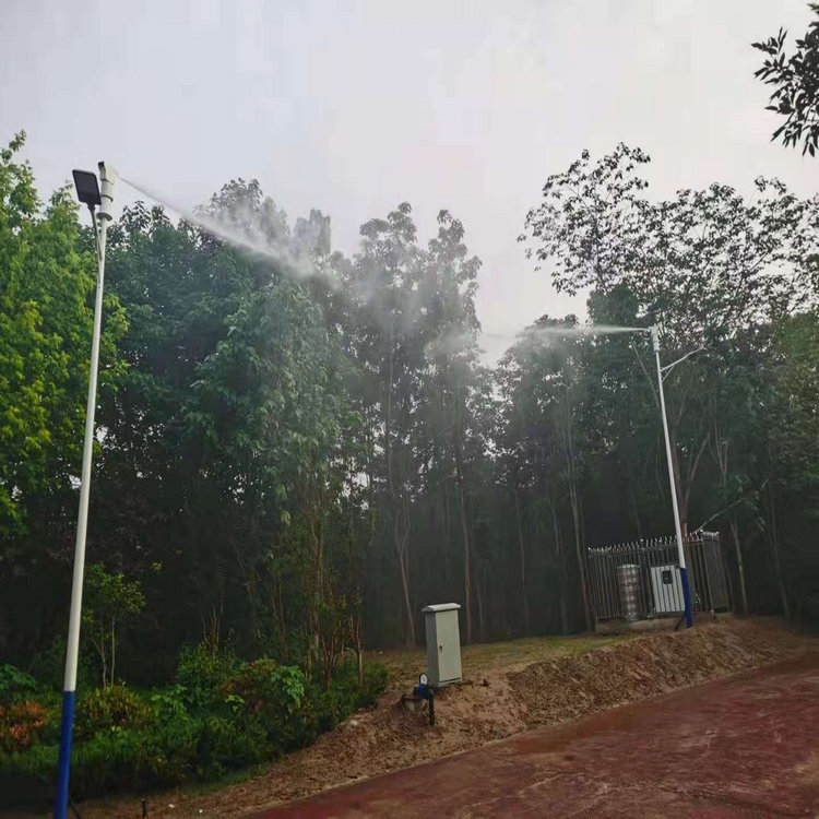 雅安高桿噴霧 旋轉式高空噴霧降塵系統 提供方案