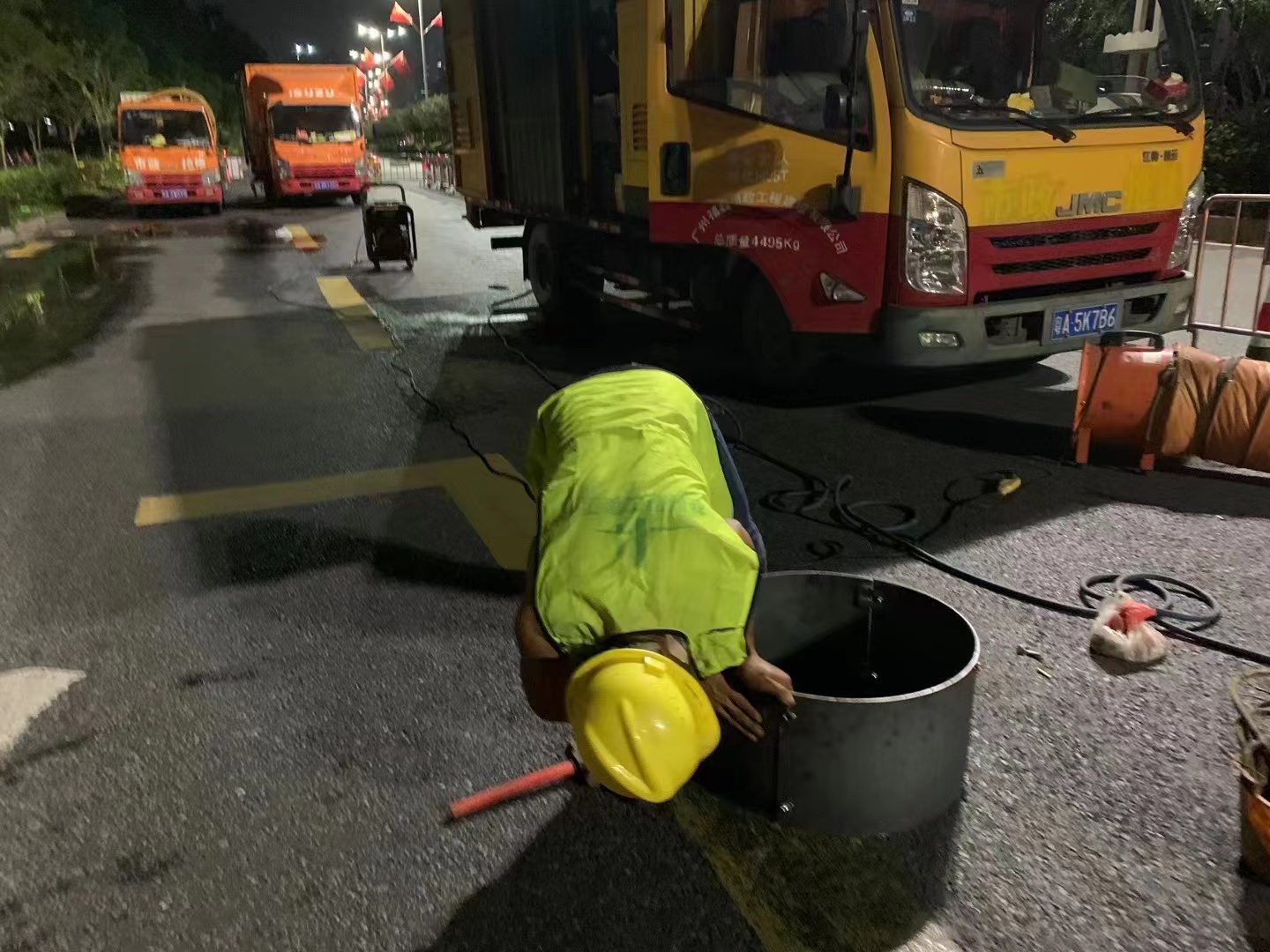 天河区高压车疏通雨水管道