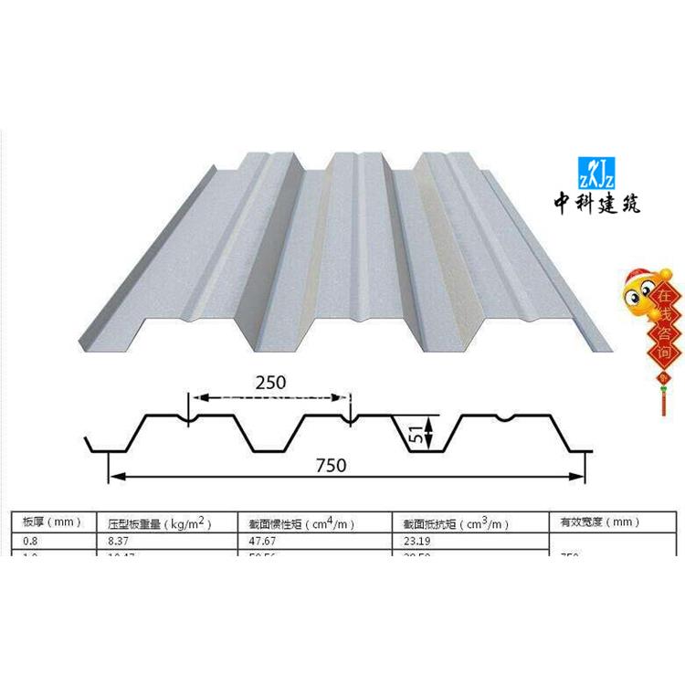 佛山开口式楼承板厂家 1.2楼承板材厚度标准