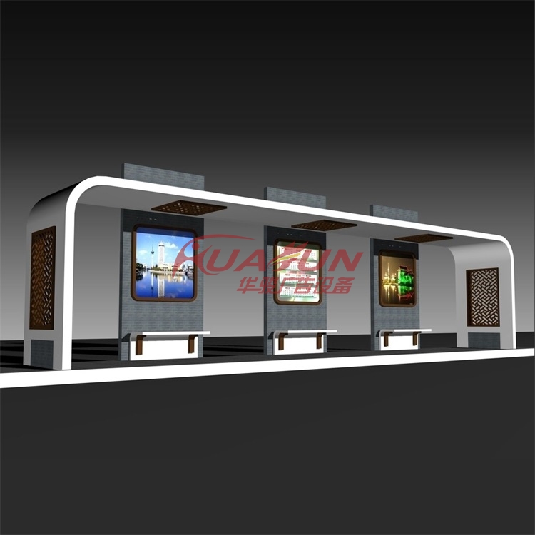 湖北襄樊市荊州市候車亭制作廠家公交站點(diǎn)候車亭