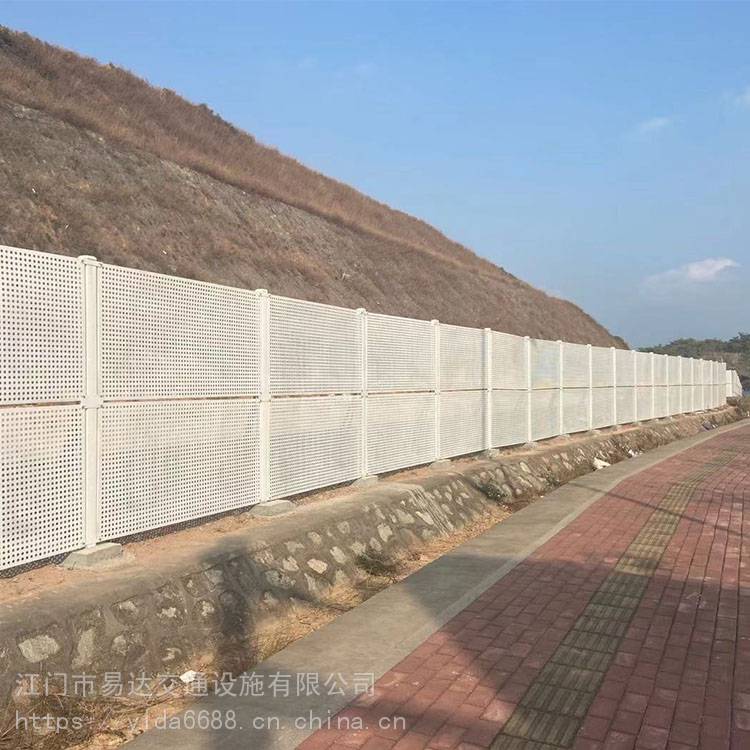 珠海圆孔金属围挡 单层组装式冲孔板围挡