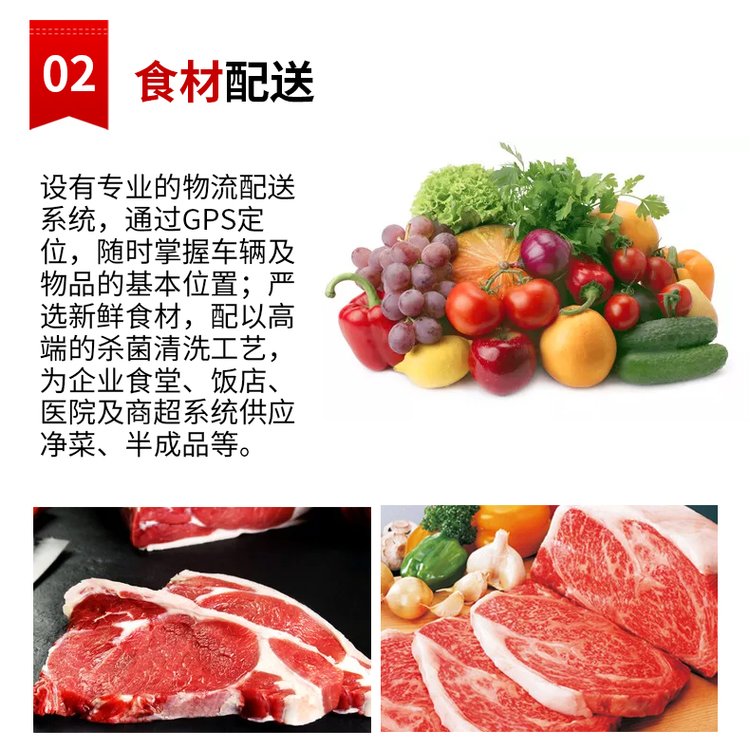 珠海南屏生鲜肉类蔬菜配送公司批发价格