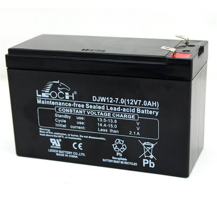 LEOCH蓄電池DJW12-7.5理士閥控式鉛酸蓄電池12V7.5AH配電柜 直流屏配套