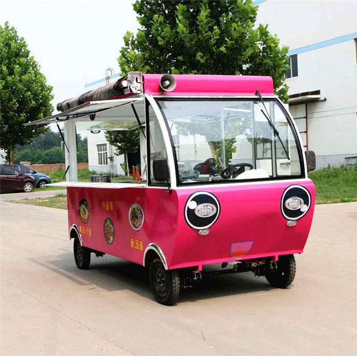 電動餐車廠家-億品香餐車新款上市-移動電動餐車廠家