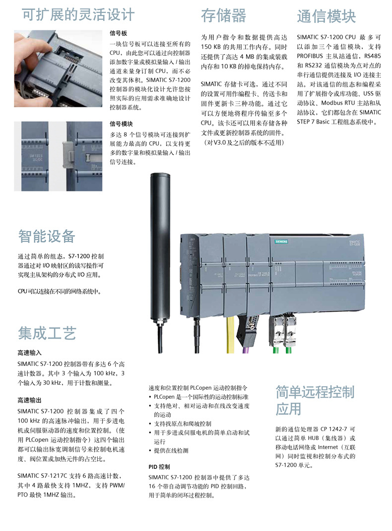 PLC S7-1200系列授权代理商