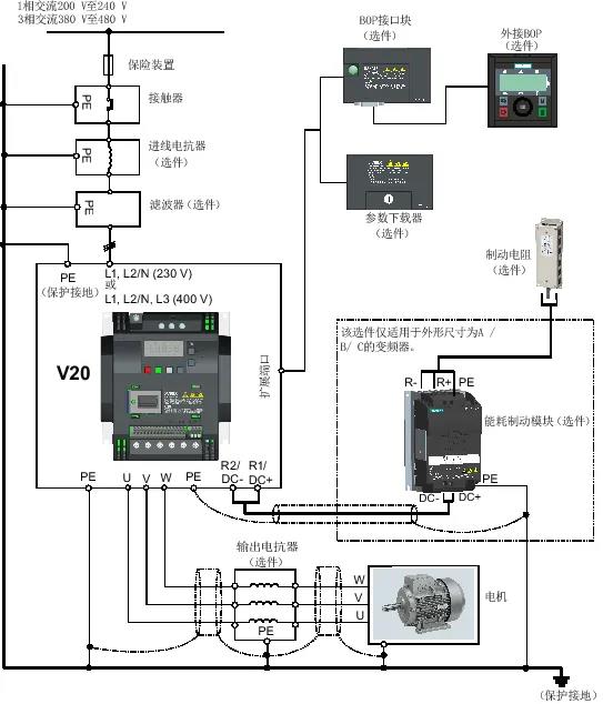 原装西门子V20变频器