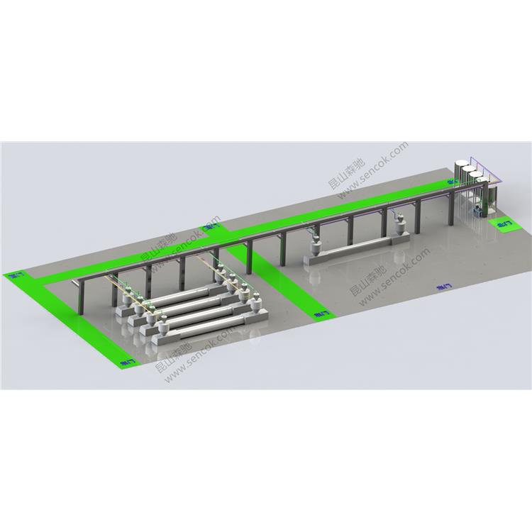 湖北管材挤出机集中供料系统自主设计森驰机械制造商