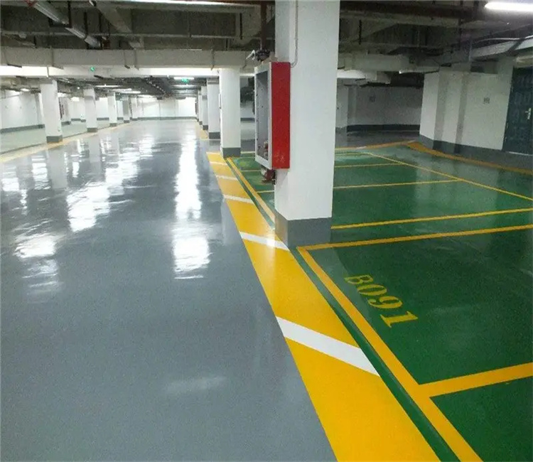 宜賓車庫地面環氧地坪施工