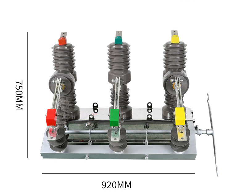 ZW32-12GG/630 不锈钢手动双隔离刀闸 户外高压真空断路器