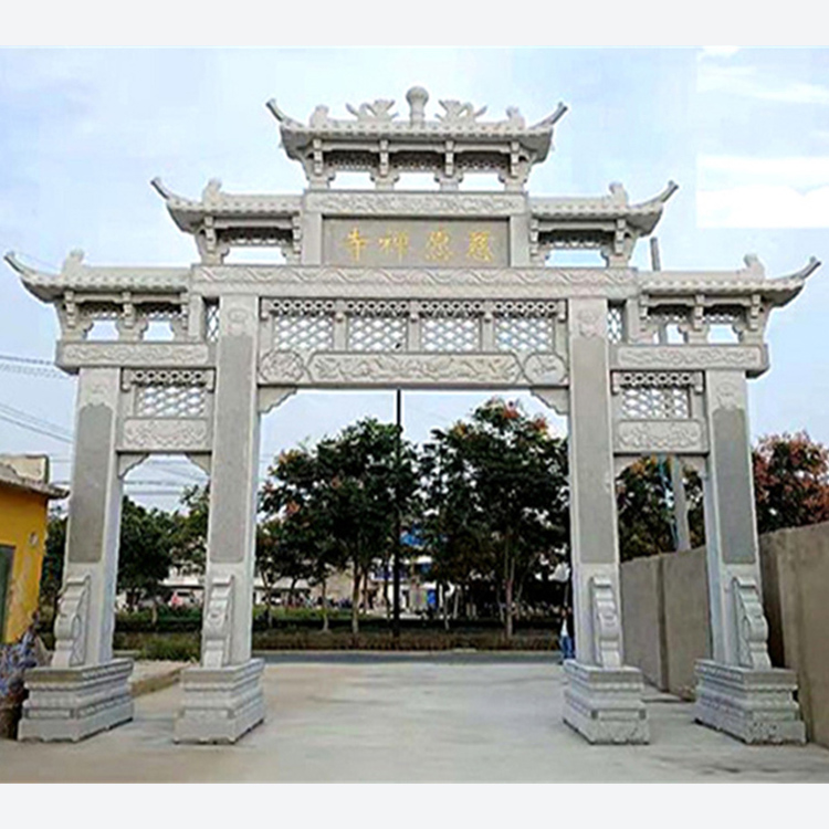 古代農(nóng)村門樓圖片 三盛石業(yè)
