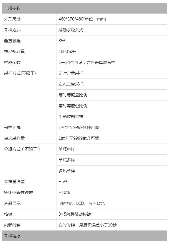 石家庄便携式水质采样器