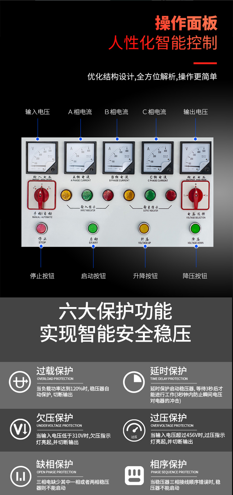 220V三相电压稳压器