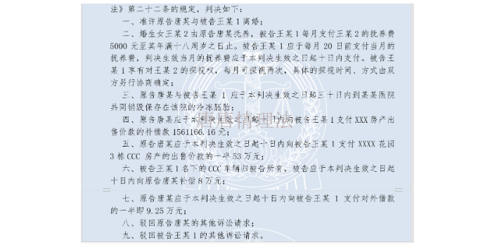 杭州律師代理訴訟離婚手續 唐唐情理法咨詢中心供應