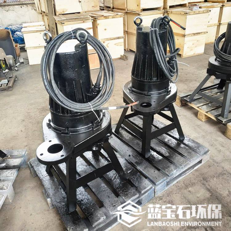 QXB5.5kw潛水離心式曝氣機曝氣效果