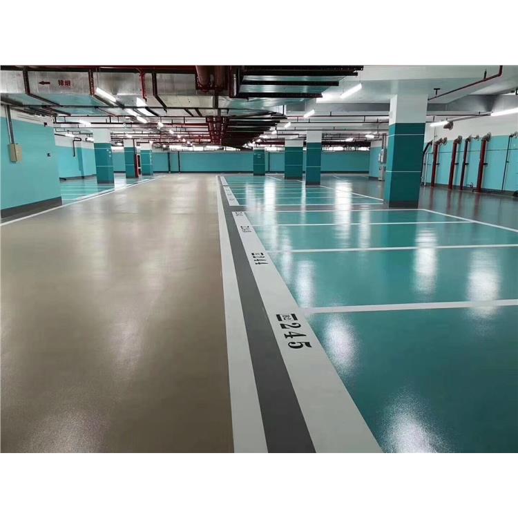 寶安中心地下車庫地坪漆工程 施工簡單